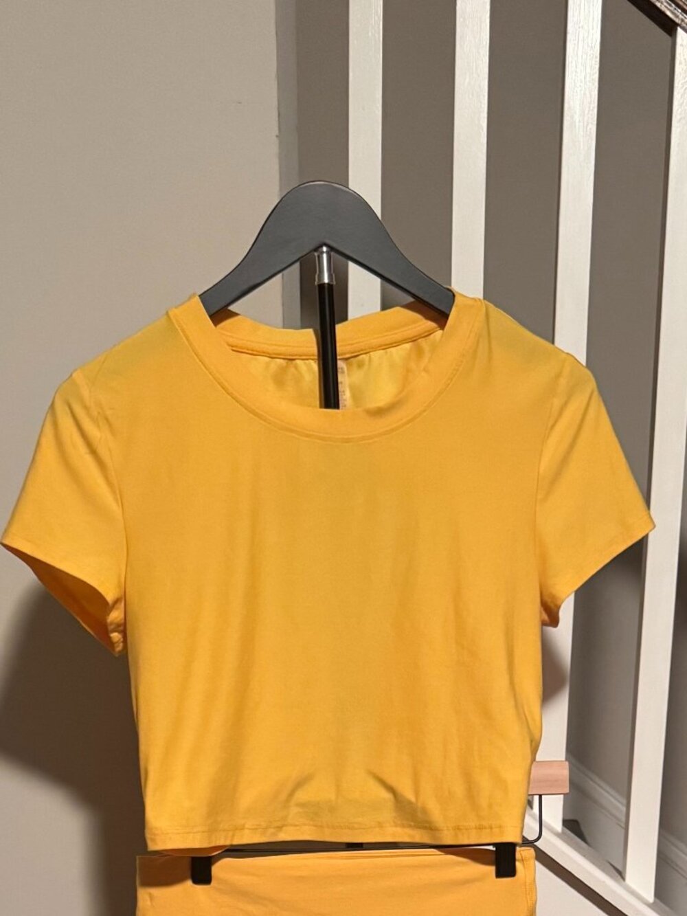 Beyond Yoga 2 Piece Set - Open Back Crop Top & Matching Legging US Size Large - Picture 6 of 11